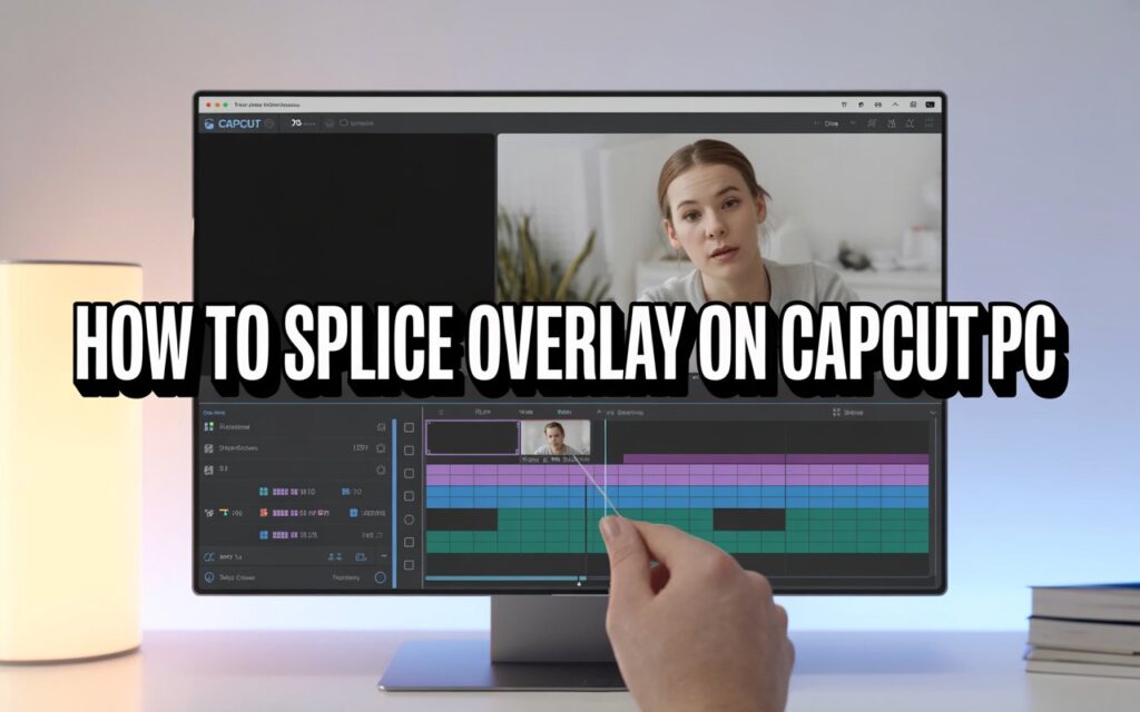 how to splice overlay on capcut pc​