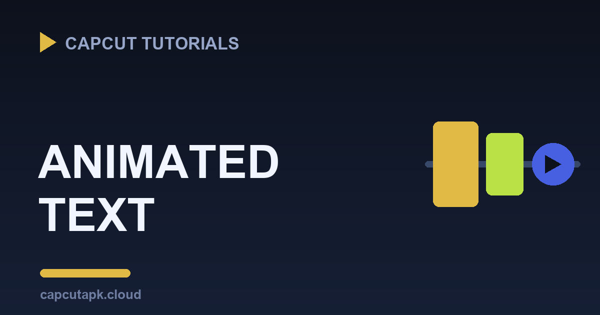 How to Animate Text in CapCut (Manual Method, No Templates)